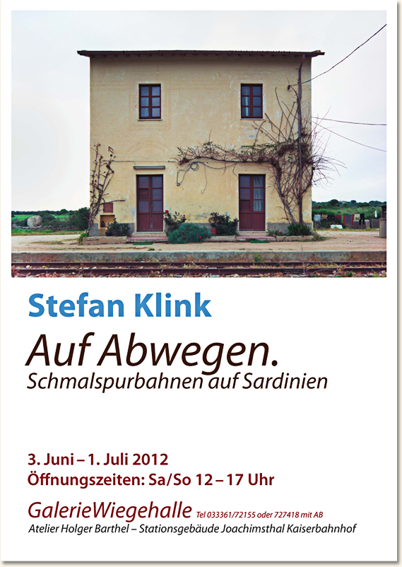 Plakat zur Ausstellung Stefan Klink